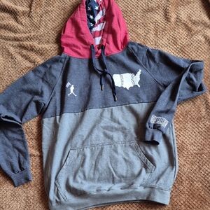 Baseballism United Seams Color Blocked Hoodie.